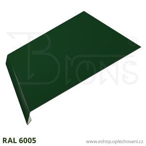 Okapnice OK200, tmavě zelená RAL 6005
