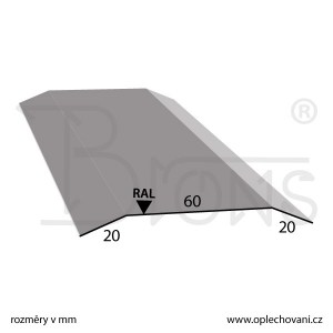 Přítlačná lišta rš 100 grafitová šeď - obr. 2