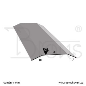 Přítlačná lišta rš 40 černá - obr. 2