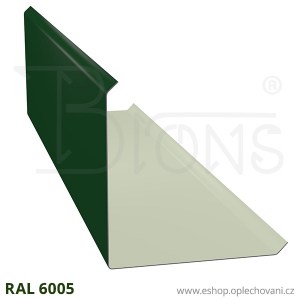 Roh vnější - hřebenáč RVHR240, tmavě zelená RAL 6005