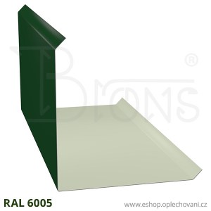 Roh vnější - hřebenáč RVHR440, tmavě zelená RAL 6005