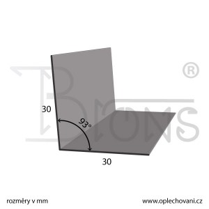 Roh vnitřní rš 60 pozink - obr. 2