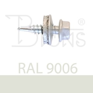 Samovrtný šroub spojovací pro plechy v přesahu 4,8 x 19 RAL 9006 stříbrná