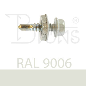 Samovrtný šroub TEX 4,8 x 19 RAL 9006 stříbrná