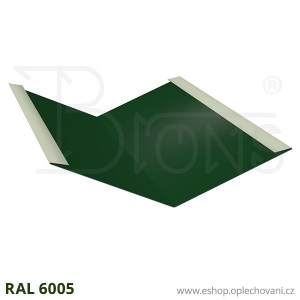 Úžlabí kónické UZ333, tmavě zelená RAL 6005