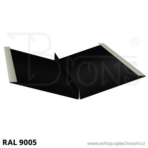 Úžlabí kónické UZ625, černá RAL9005