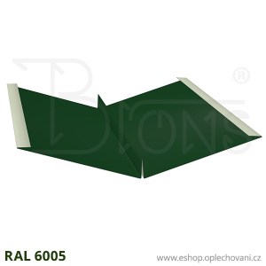 Úžlabí kónické UZ625, tmavě zelená RAL 6005