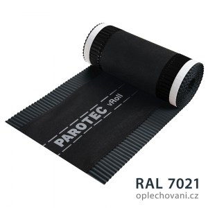 Větrací pás hřebene a nároží samolepicí tmavě šedý RAL 7021 (7016)