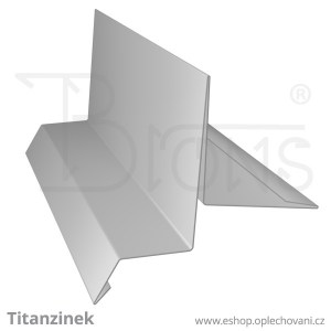 Závětrná lišta ZL250, titanzinek - TiZn