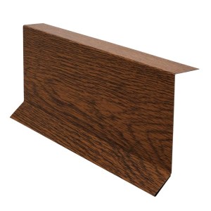 Závětrná lišta pod krajovou tašku - dekor zlatý dub