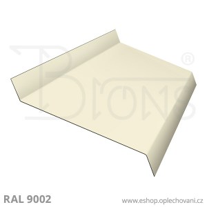 Z - profil rš 160 šedobílá RAL 9002