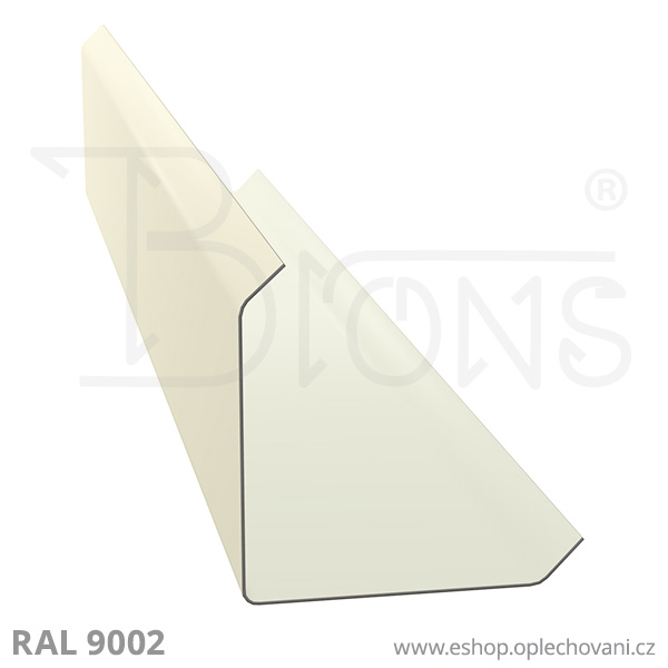 Roh vnější RV120 šedobílá RAL 9002