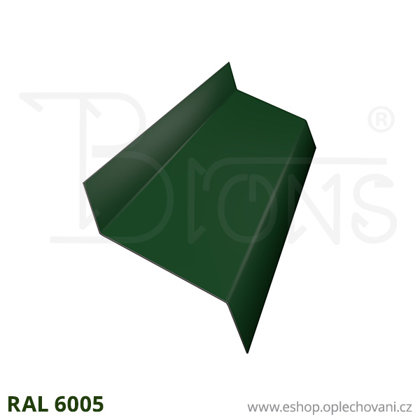 Z - profil rš 90 tmavě zelená RAL 6005